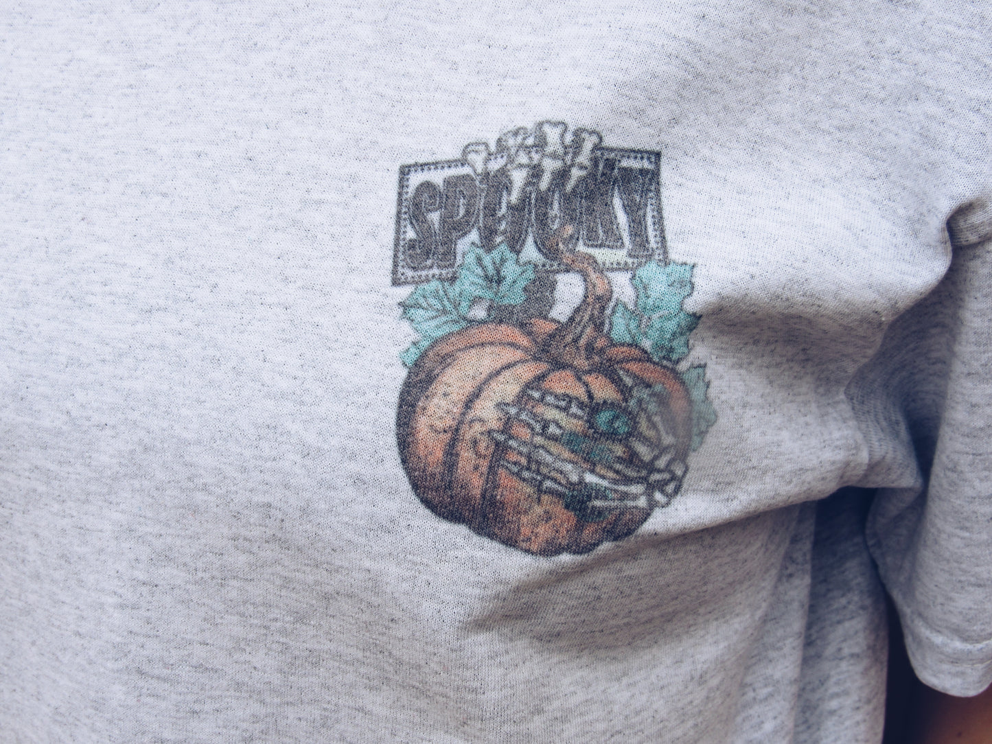 Turquoise Spooky T-shirt