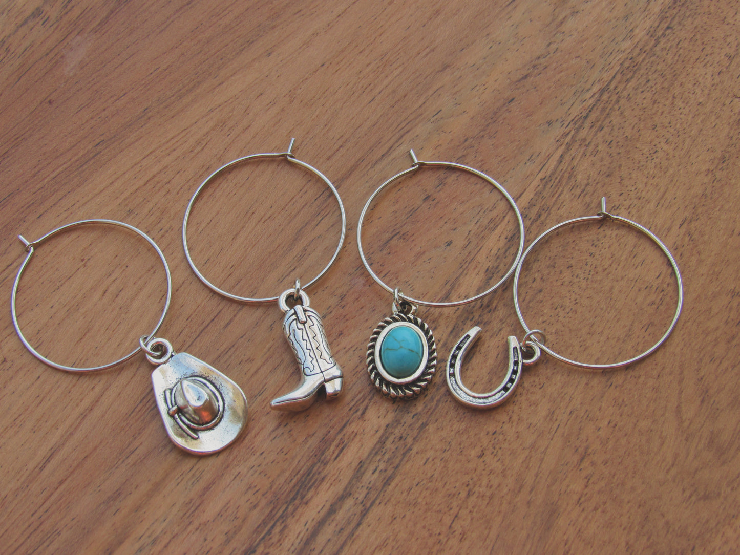 Western Wine Charms