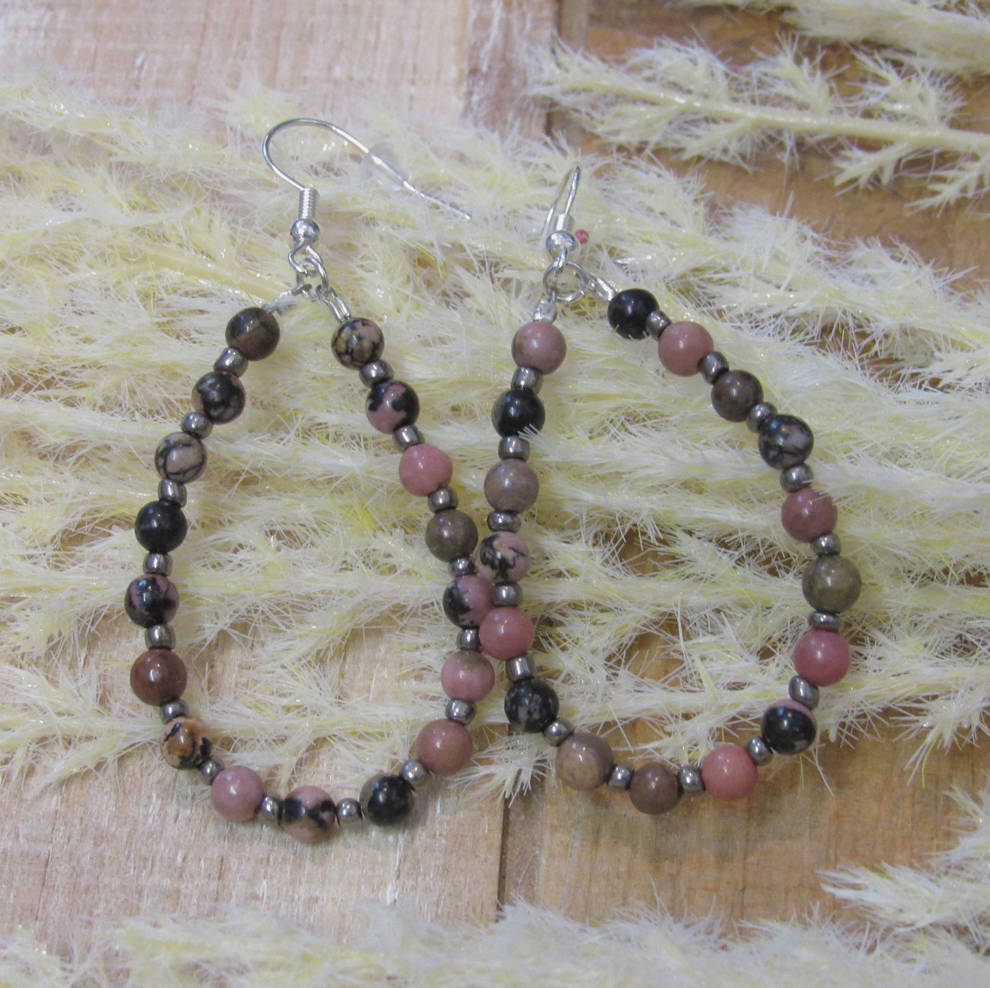 Pink Dangle Earrings