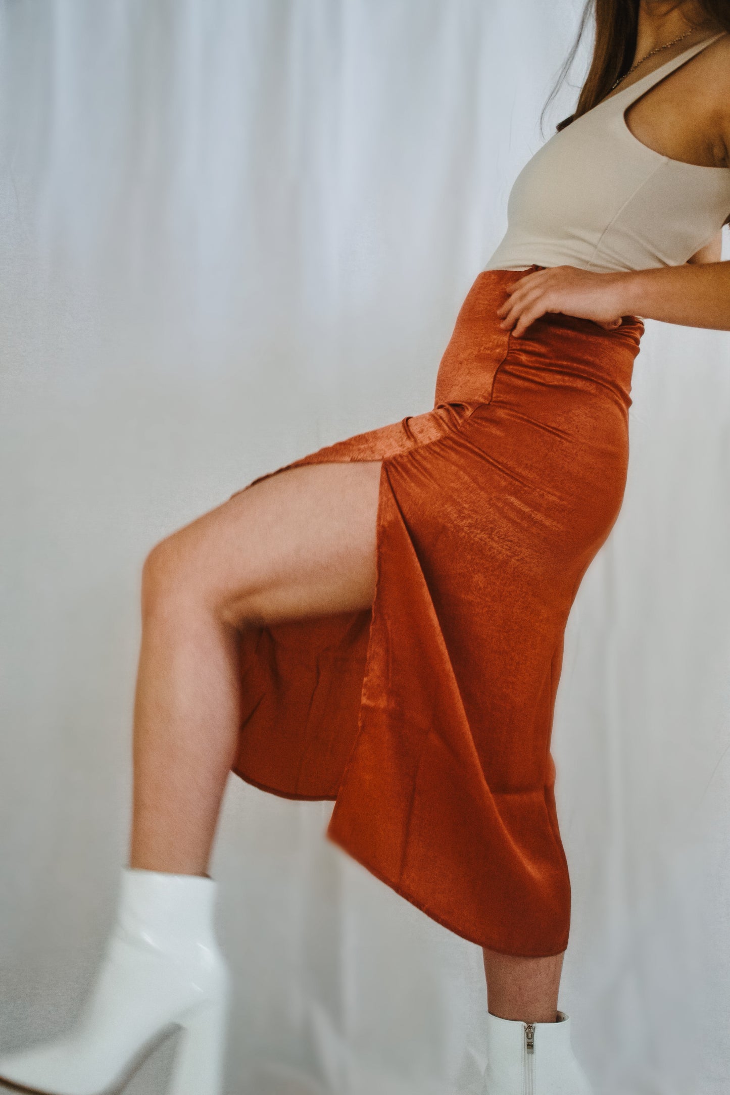 Rusty Slit Skirt