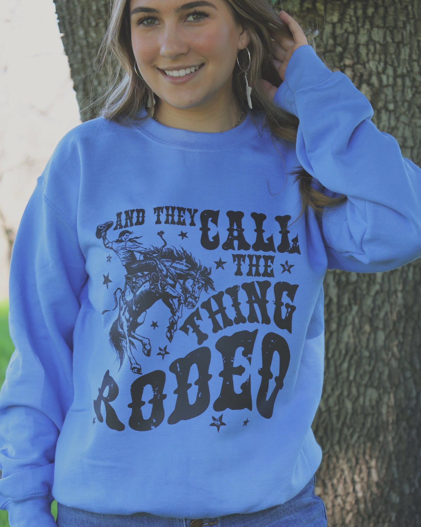 And They Call The Thing  Rodeo Crewneck